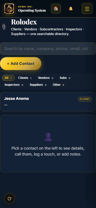 Mobile customer and lead records inside the EVM ecosystem
